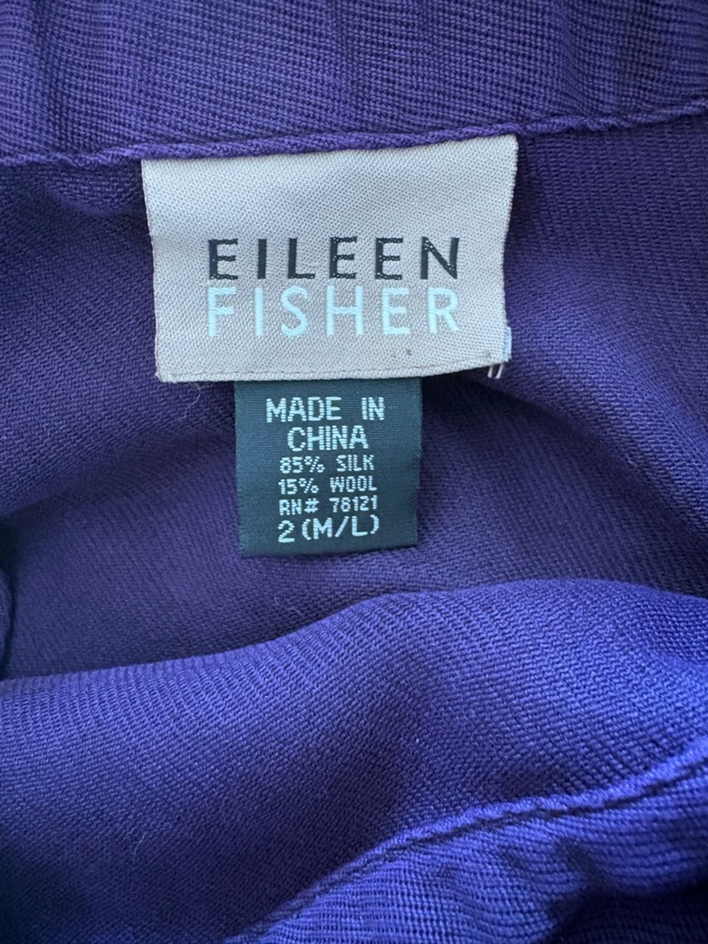 Vintage 90s Elieen Fisher Wool/Silk Skirt - Picture 8 of 14